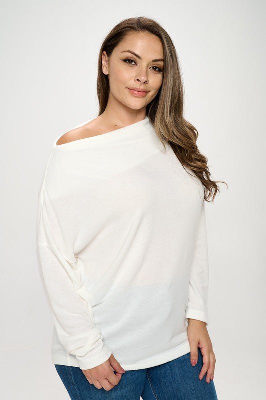 Ivory Off the Shoulder Top - Shellcreations
