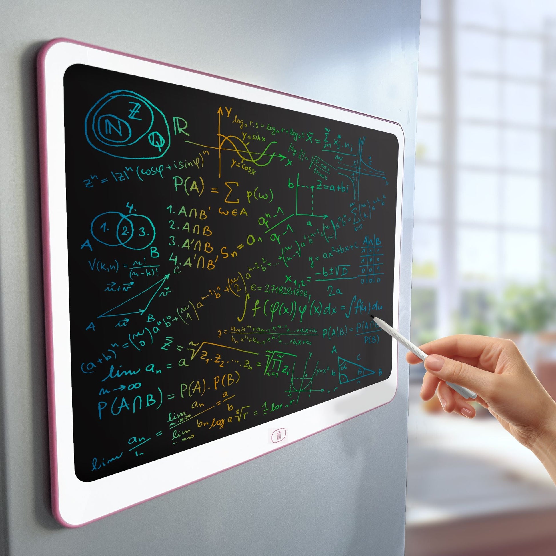 LCD Writing Tablet, Valentines Day Gifts for Kids,20 Inch Colorful Toddler Doodle Board Drawing Tablet, Erasable Reusable Electronic Drawing Pads, Educational and Learning Toys for Kids - Shellcreations