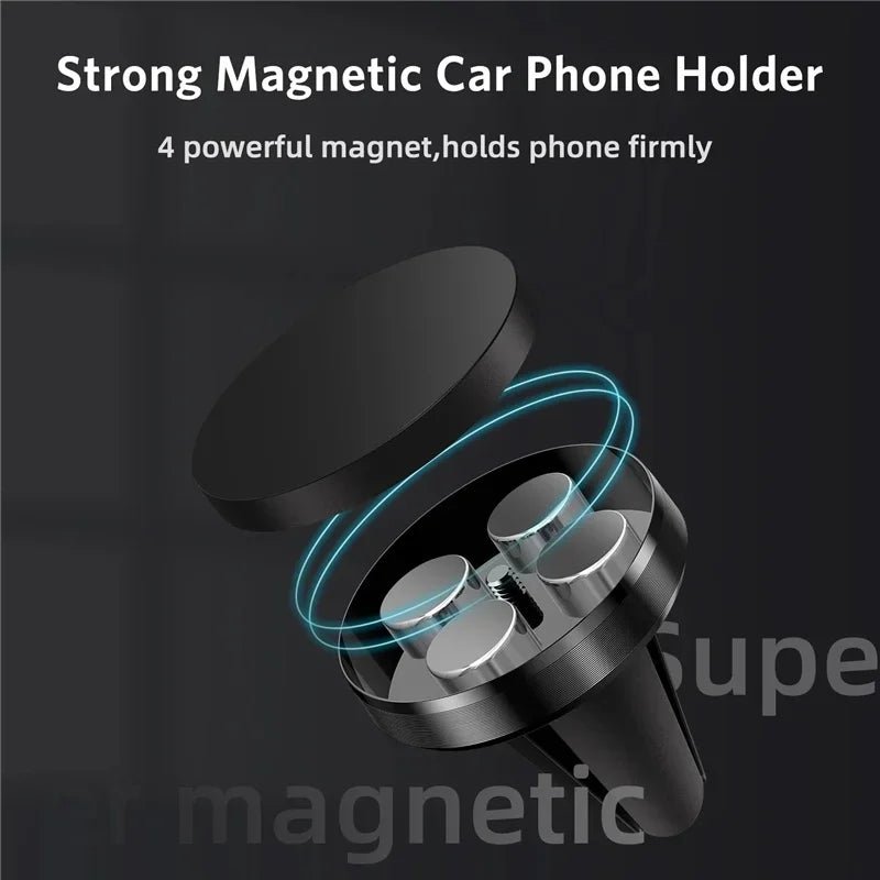 Magnetic Phone Holder in Car Stand Magnet Cellphone Bracket Car Magnetic Holder for Phone for iPhone 15 14 13 12 Huawei Xiaomi - Shellcreations