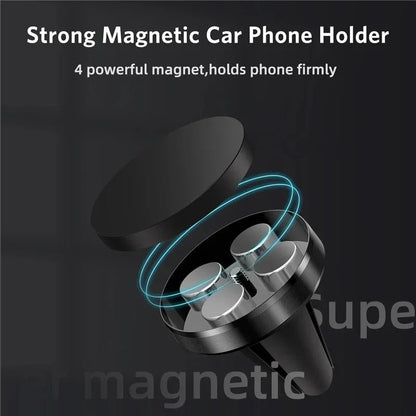Magnetic Phone Holder in Car Stand Magnet Cellphone Bracket Car Magnetic Holder for Phone for iPhone 15 14 13 12 Huawei Xiaomi - Shellcreations