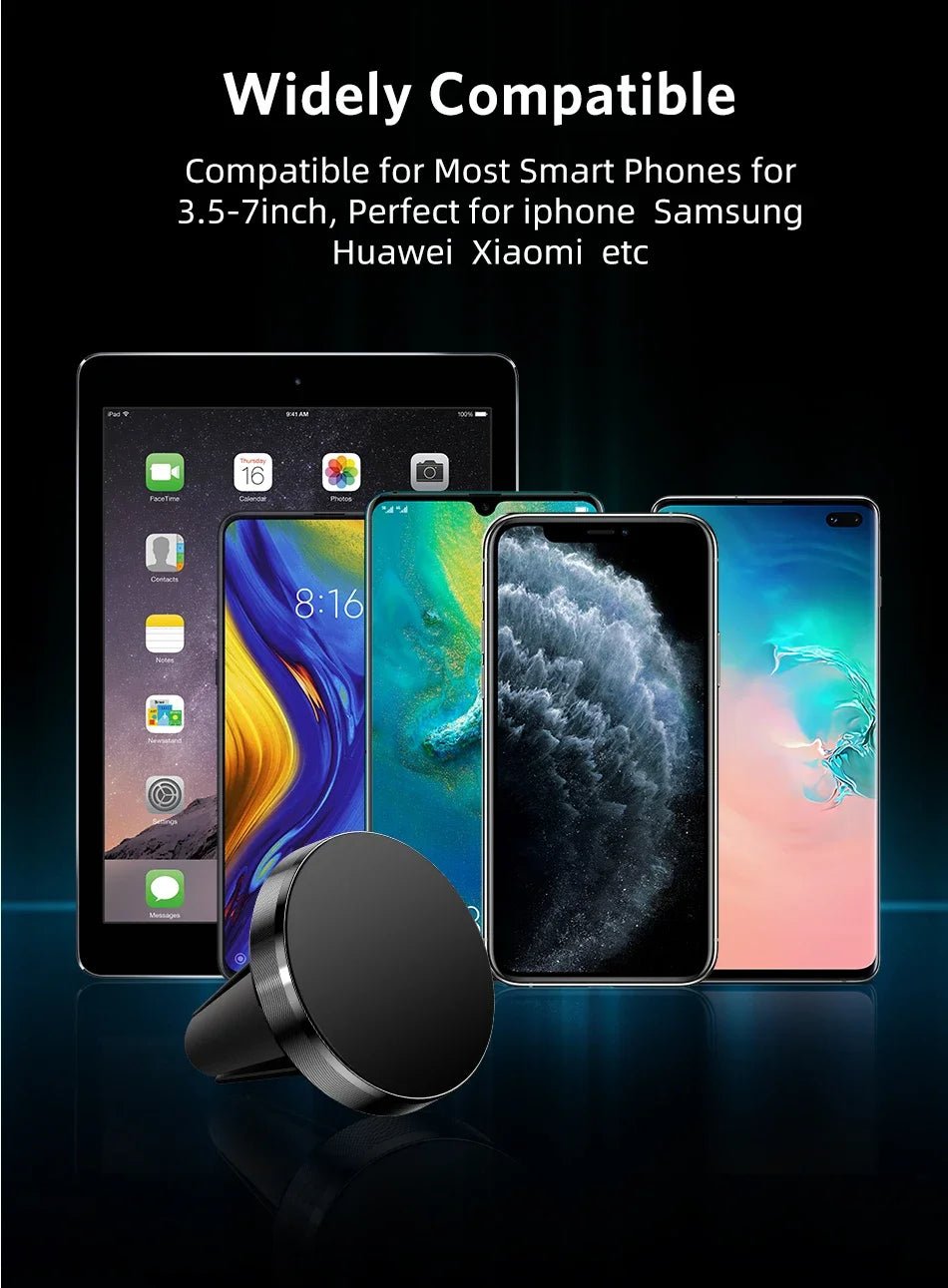 Magnetic Phone Holder in Car Stand Magnet Cellphone Bracket Car Magnetic Holder for Phone for iPhone 15 14 13 12 Huawei Xiaomi - Shellcreations