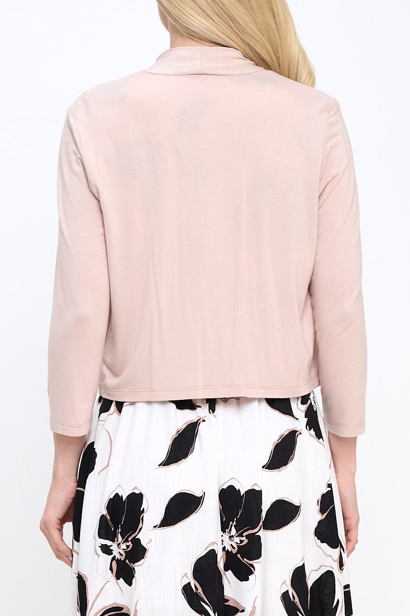 Modal Open Front Bolero Cardigan - Shellcreations