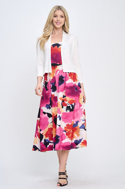 Modal Open Front Bolero Cardigan - Shellcreations