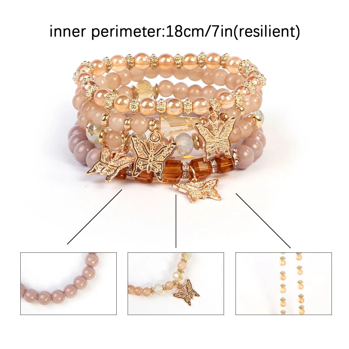 New Arrivals Luxury Bohemian Beads Jewelry Men Handmade Boho Gold Plated Charms Stretch Beaded Bracelet Sets Wholesale - Shellcreations