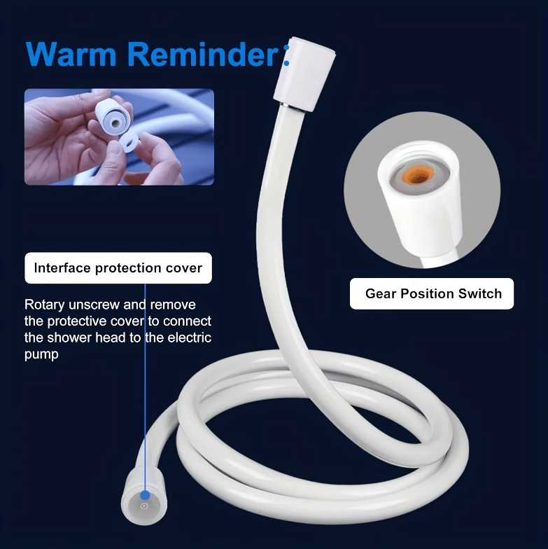 Portable USB Rechargeable shower head, Multi - Purpose Watering System,Garden Hose Nozzle with US Standard Connector for Outdoor - Shellcreations