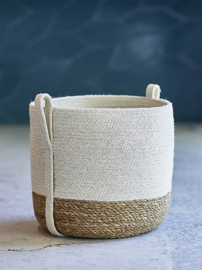 Savar Basket with Side Handle - Shellcreations
