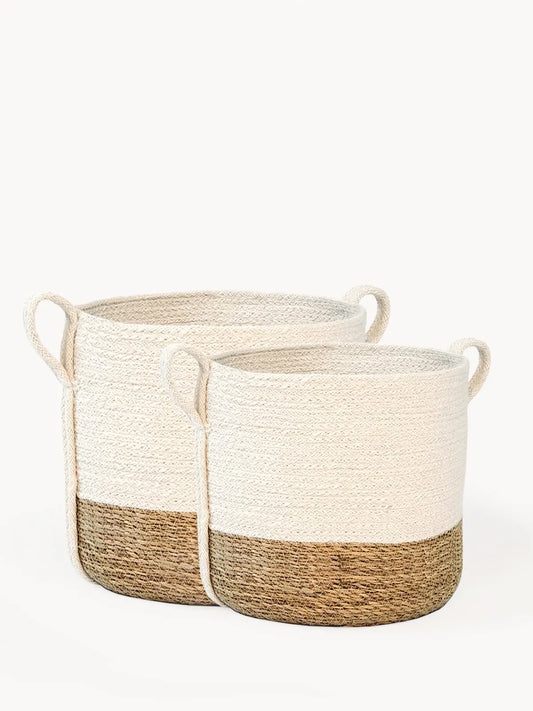 Savar Basket with Side Handle - Shellcreations