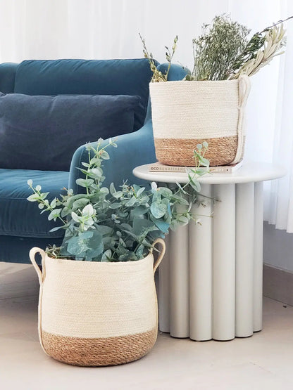 Savar Basket with Side Handle - Shellcreations