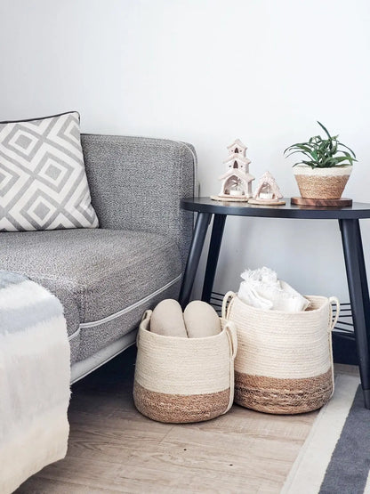 Savar Basket with Side Handle - Shellcreations