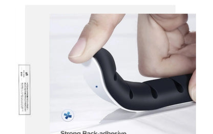 Self - Adhesive Power Cord Cord Manager Fixed Chuck Plug Mouse Cable Headset Winder Mobile Phone Data Cable Card Silicone Desktop - Shellcreations