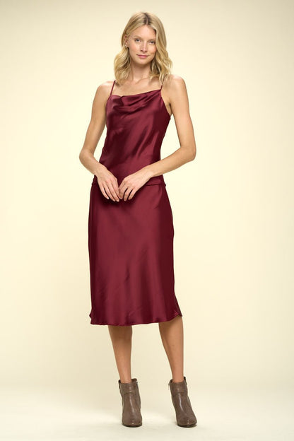 Silky Satin Print Tank Top - Shellcreations