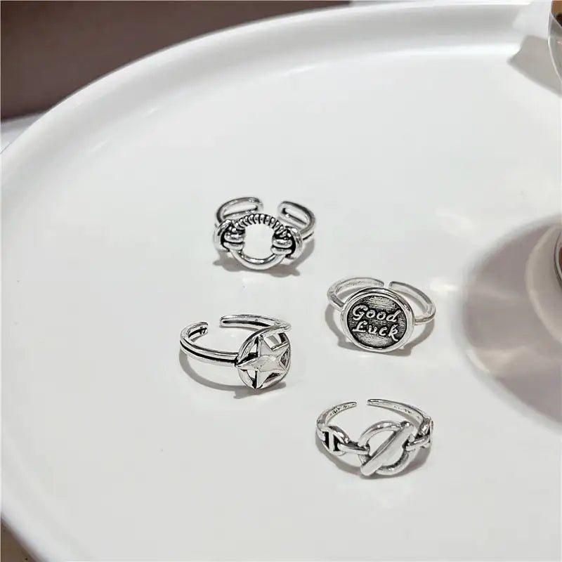 Simple Vintage Women's Fashion Ring - Shellcreations