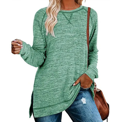 Solid Color Sweater for Women - Autumn/Winter Collection - Shellcreations