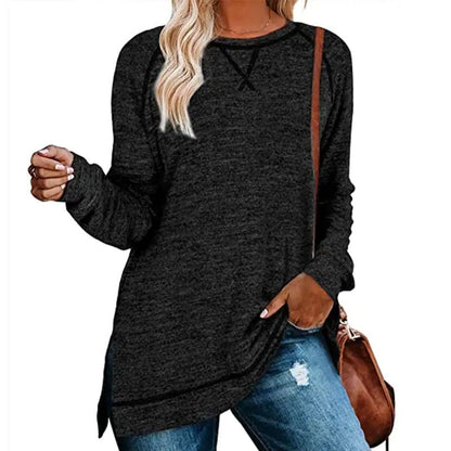 Solid Color Sweater for Women - Autumn/Winter Collection - Shellcreations