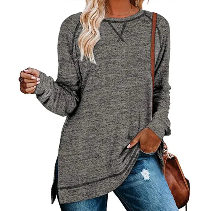 Solid Color Sweater for Women - Autumn/Winter Collection - Shellcreations