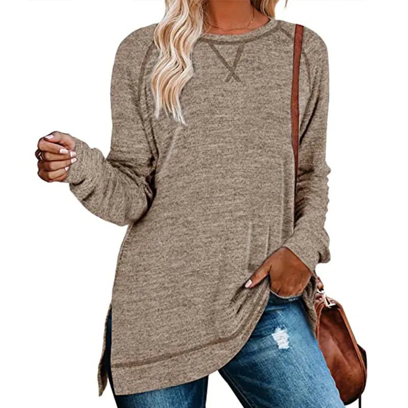 Solid Color Sweater for Women - Autumn/Winter Collection - Shellcreations