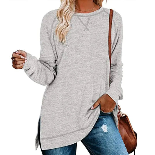 Solid Color Sweater for Women - Autumn/Winter Collection - Shellcreations