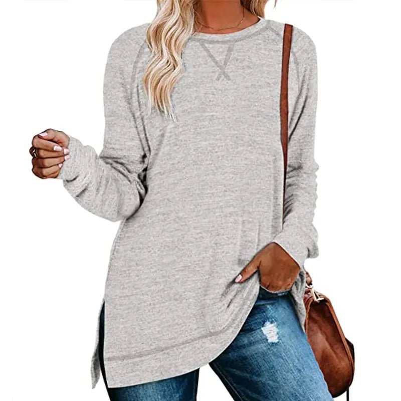 Solid Color Sweater for Women - Autumn/Winter Collection - Shellcreations