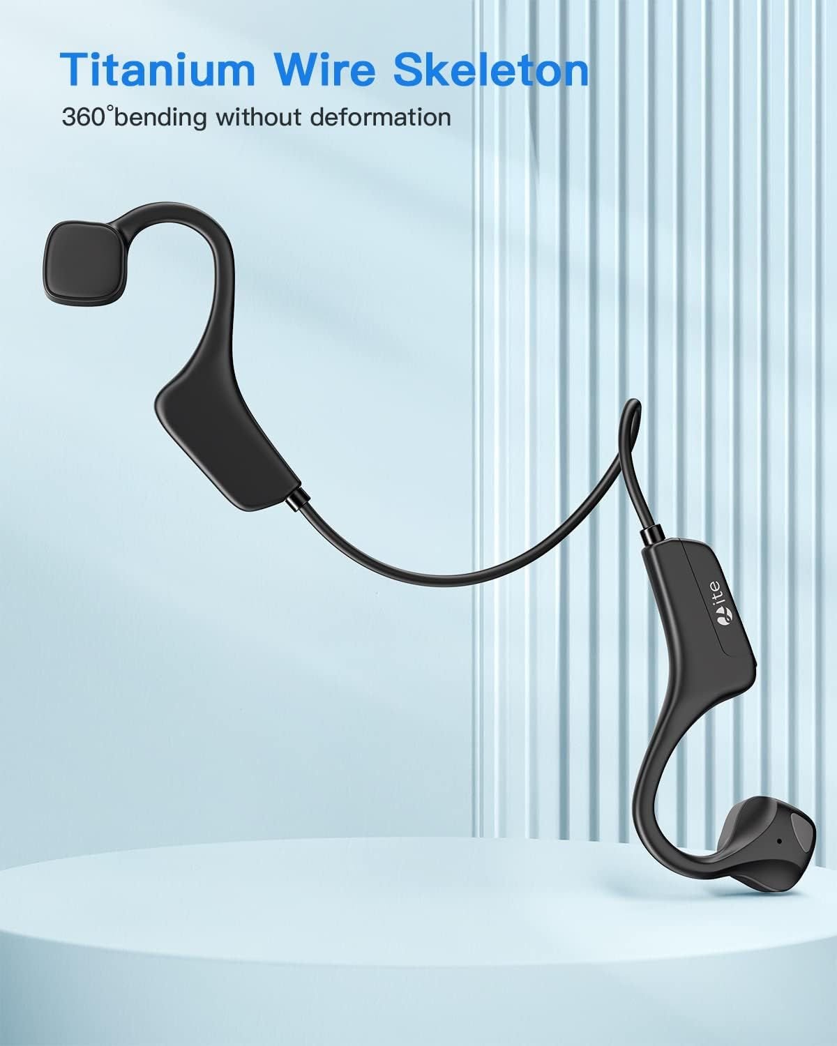 Sport Wireless Bone Conduction Earphones – Open - Ear Safety Design, IPX6 Sweatproof, 8 Hrs Call, US Dropship - Shellcreations