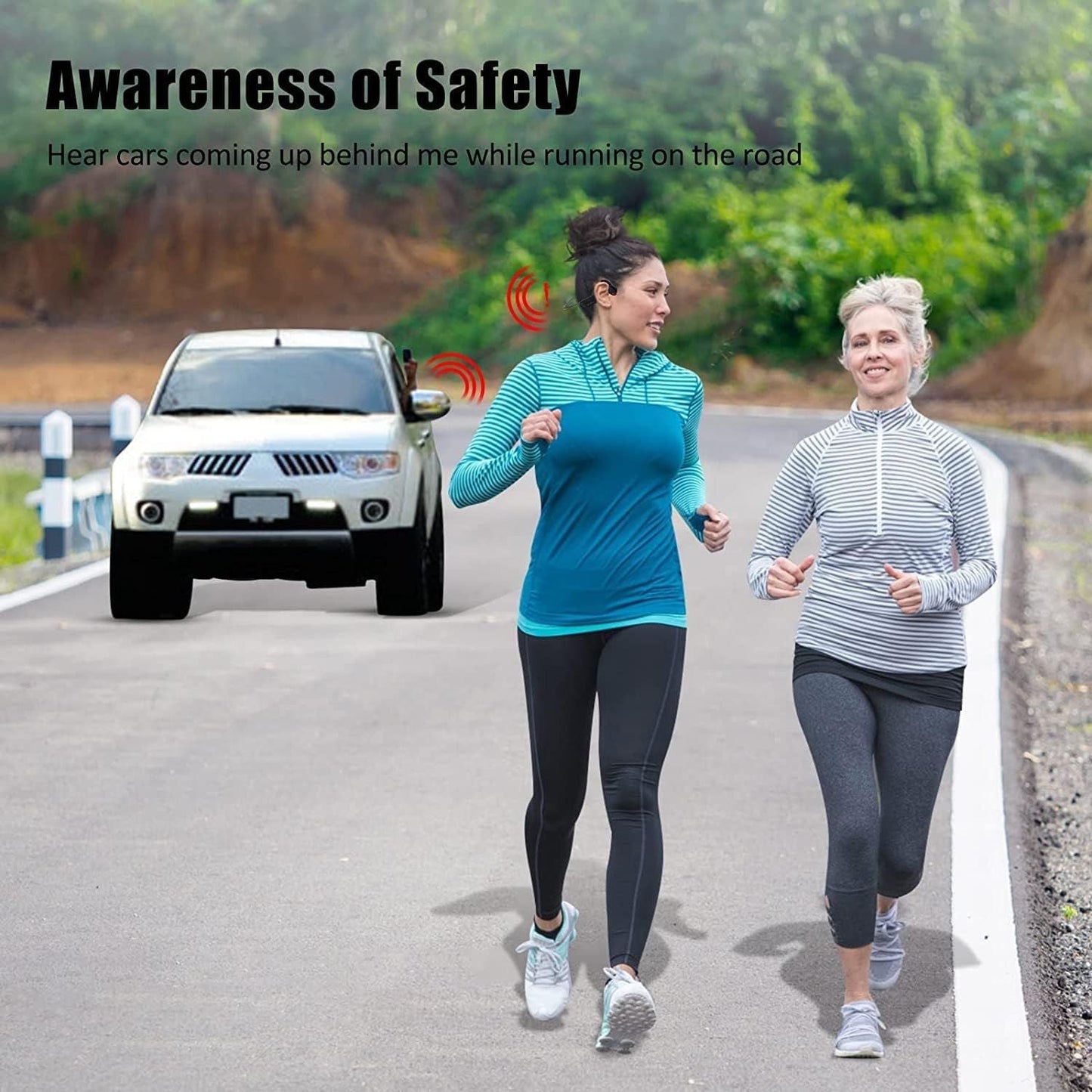 Sport Wireless Bone Conduction Earphones – Open - Ear Safety Design, IPX6 Sweatproof, 8 Hrs Call, US Dropship - Shellcreations
