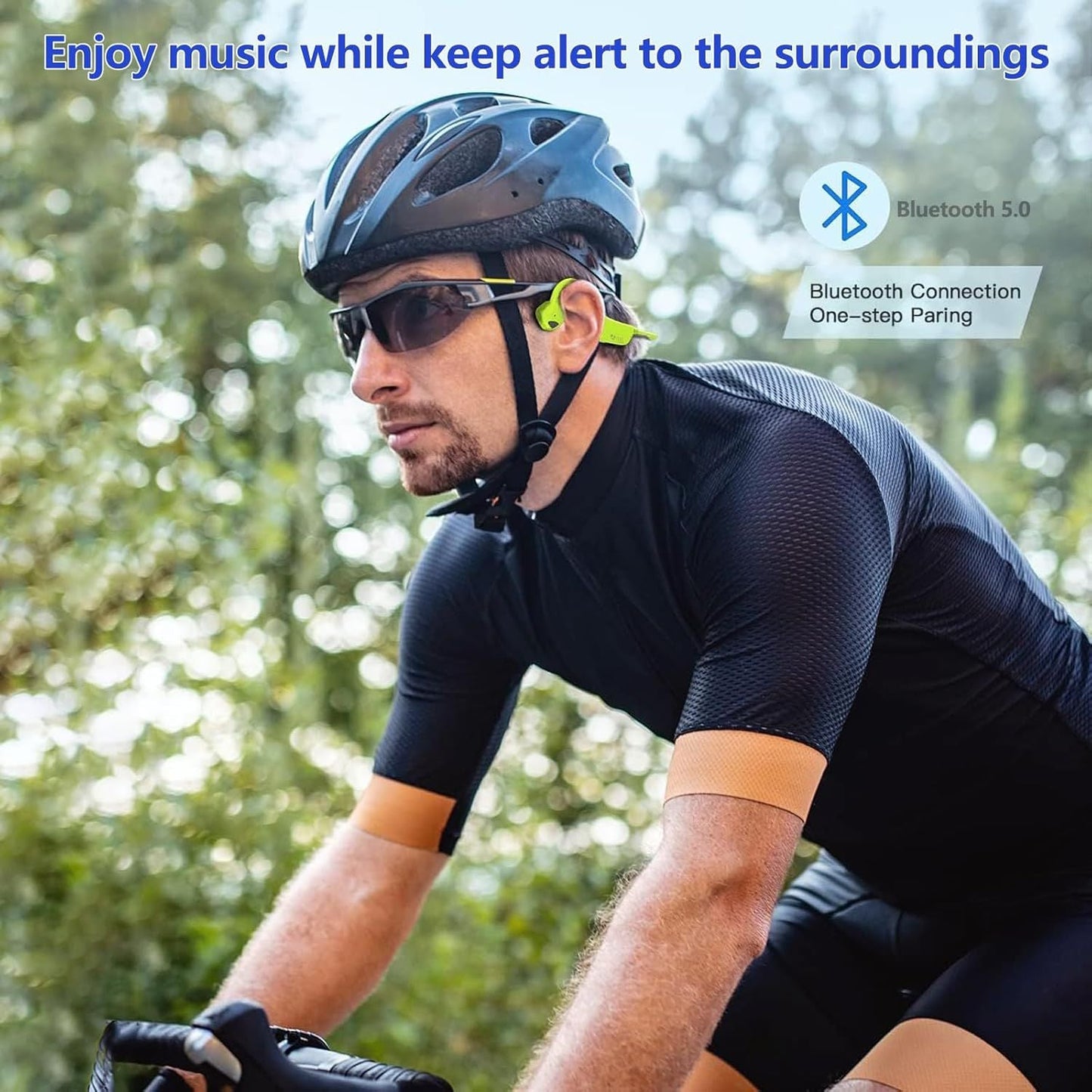 Sport Wireless Bone Conduction Earphones – Open - Ear Safety Design, IPX6 Sweatproof, 8 Hrs Call, US Dropship - Shellcreations