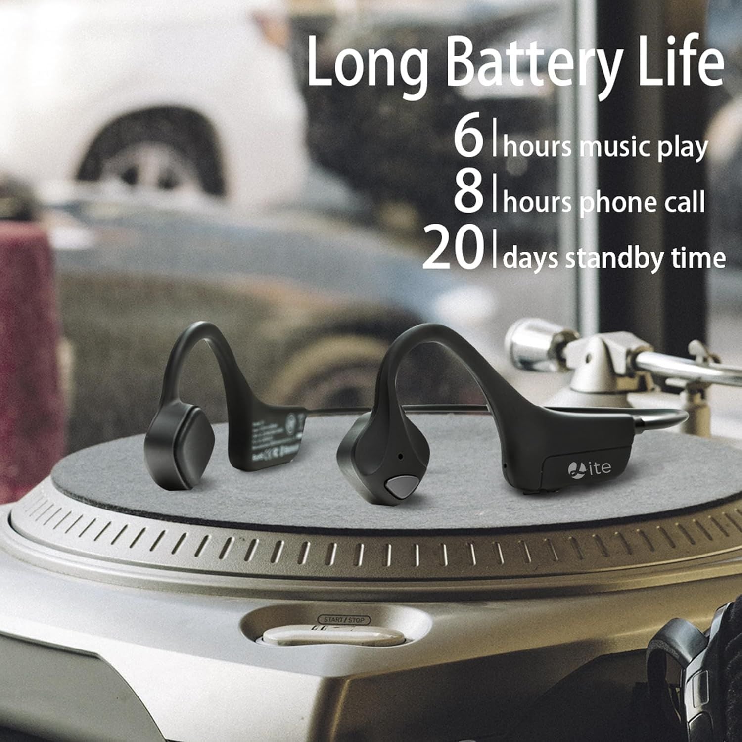 Sport Wireless Bone Conduction Earphones – Open - Ear Safety Design, IPX6 Sweatproof, 8 Hrs Call, US Dropship - Shellcreations