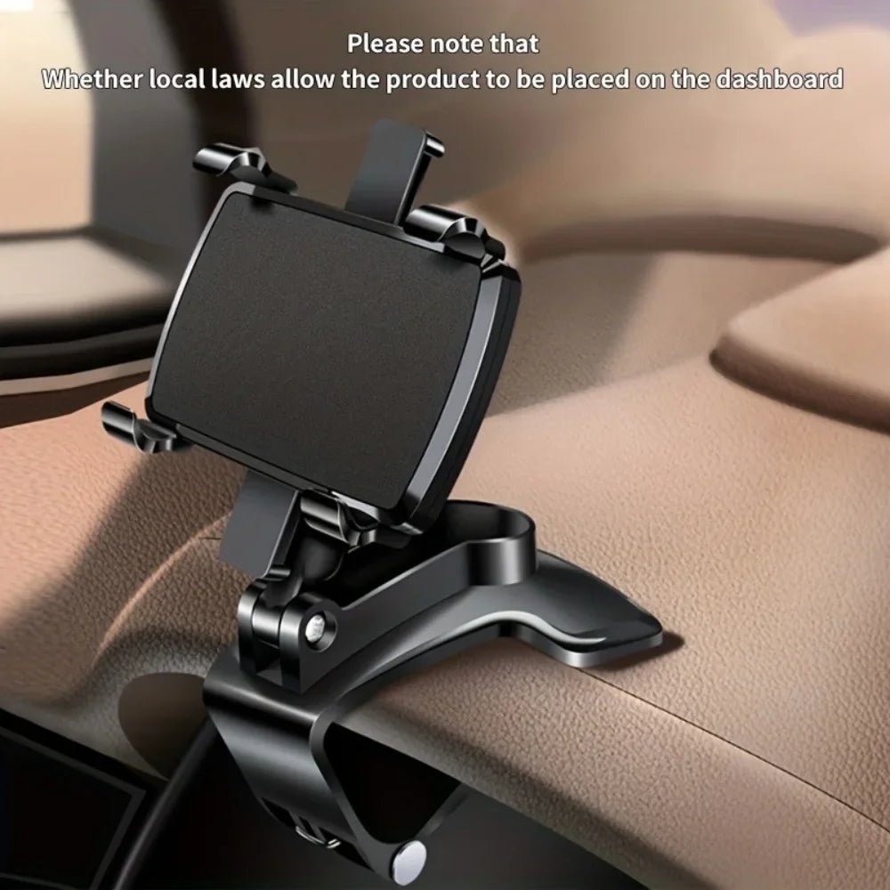 Support de téléphone universel pour tableau de bord de voiture 360 ° Support de voiture pour Smartphone rotatif, pour iPhone, - Shellcreations