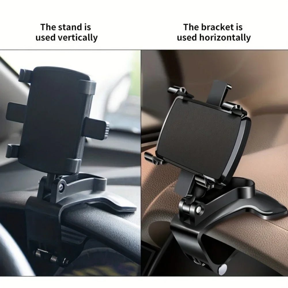 Support de téléphone universel pour tableau de bord de voiture 360 ° Support de voiture pour Smartphone rotatif, pour iPhone, - Shellcreations