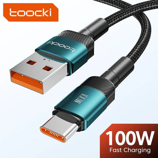 Toocki USB Type C Cable Fast Charging USB C Charger Cord For iPhone 15 14 13 12 11 Huawei P40 P30 Realme Oppo Oneplus Power Bank - Shellcreations