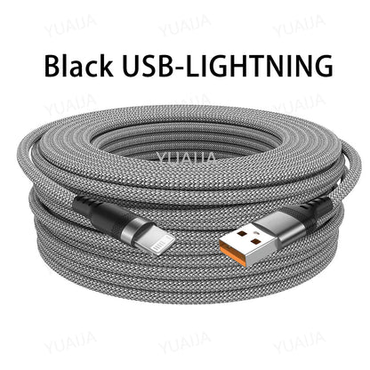 USB TYPE C Fast Charge Cable Android Micro USB line USB to LIGHTNING Extend Charging Cable for iPhone 14 Xiaomi OnePlus Samsung - Shellcreations