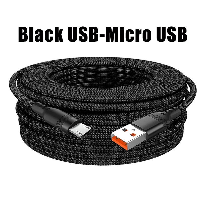 USB TYPE C Fast Charge Cable Android Micro USB line USB to LIGHTNING Extend Charging Cable for iPhone 14 Xiaomi OnePlus Samsung - Shellcreations