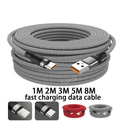 USB TYPE C Fast Charge Cable Android Micro USB line USB to LIGHTNING Extend Charging Cable for iPhone 14 Xiaomi OnePlus Samsung - Shellcreations