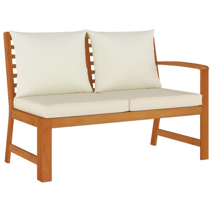 vidaXL 6 Piece Patio Dining Set with Cushions Solid Wood Acacia - Shellcreations