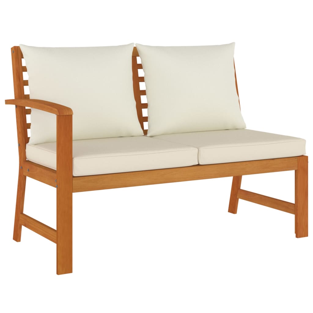 vidaXL 6 Piece Patio Dining Set with Cushions Solid Wood Acacia - Shellcreations