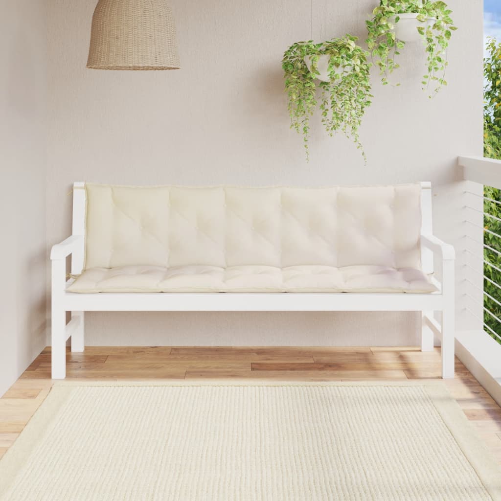 vidaXL Bench Cushion Water Repellent Outdoor Seat Cushion Pad Oxford Fabric - Shellcreations
