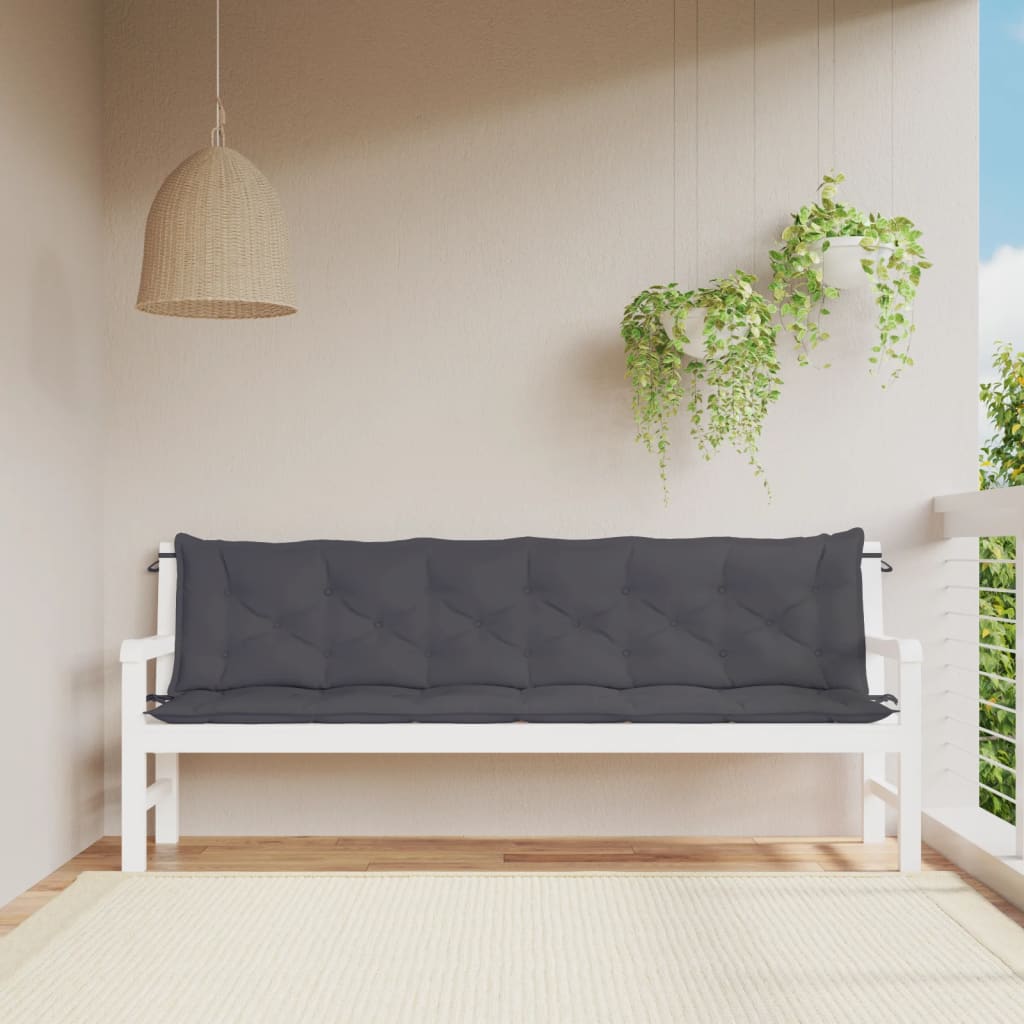 vidaXL Bench Cushion Water Repellent Outdoor Seat Cushion Pad Oxford Fabric - Shellcreations