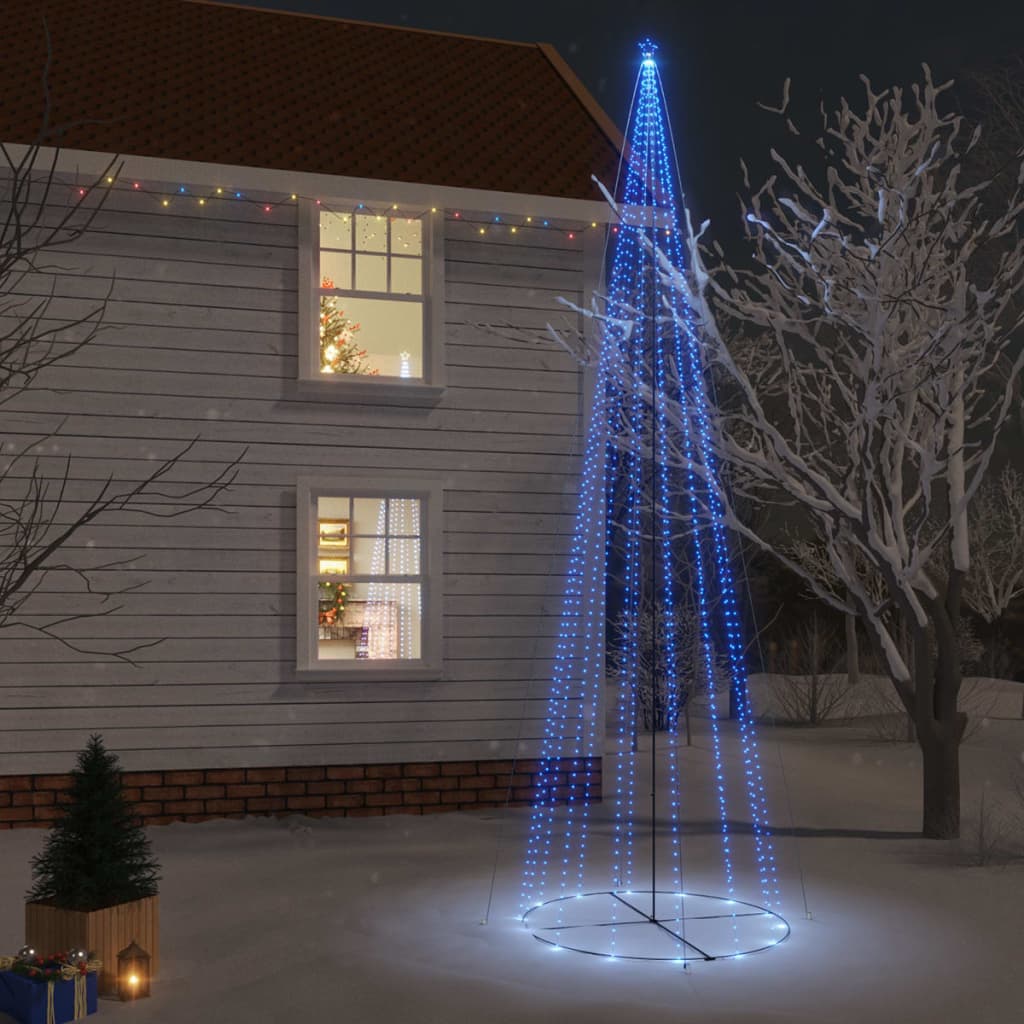 vidaXL Christmas Cone Tree Decoration Artificial Christmas Tree with LEDs - Shellcreations