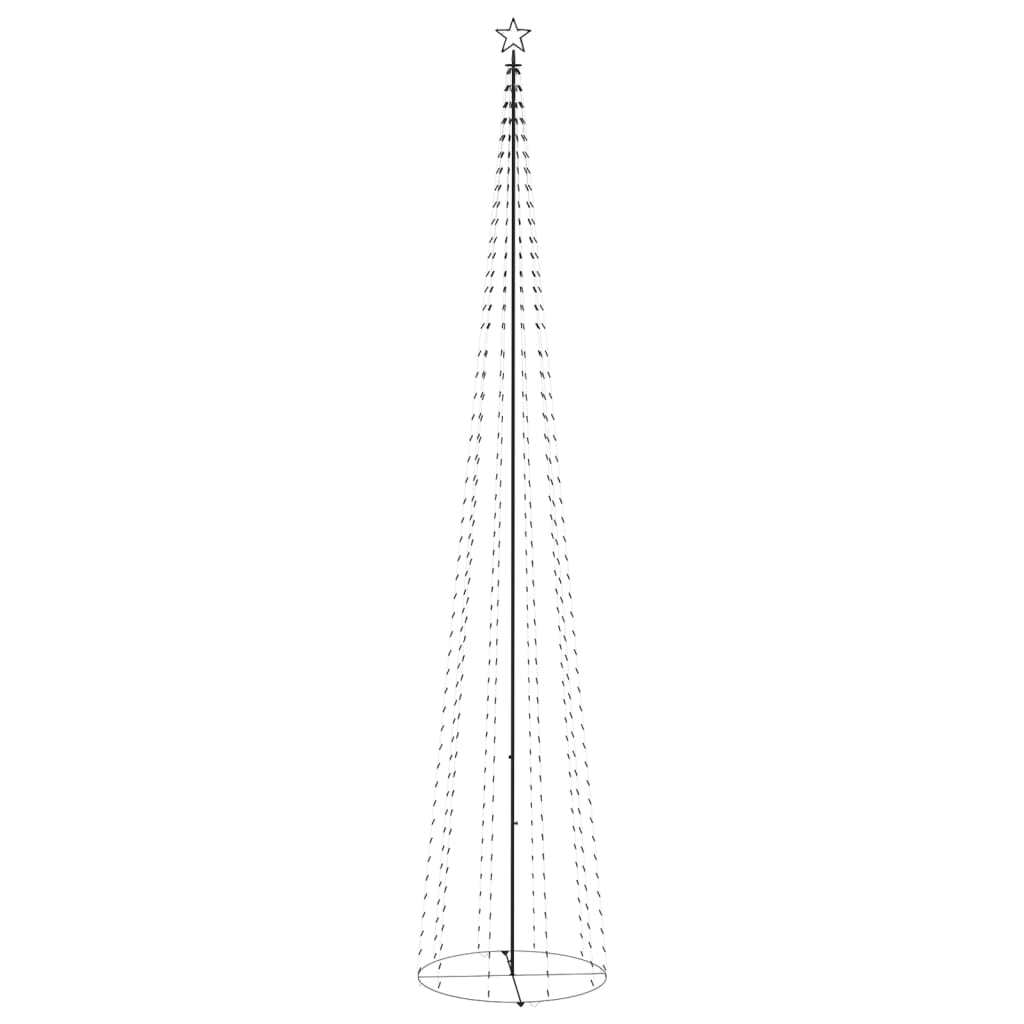 vidaXL Christmas Cone Tree Decoration Artificial Christmas Tree with LEDs - Shellcreations