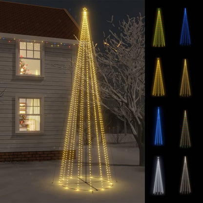 vidaXL Christmas Cone Tree Decoration Artificial Christmas Tree with LEDs - Shellcreations
