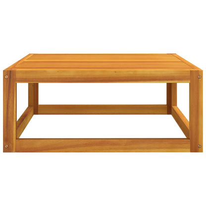 vidaXL Coffee Table 26.8"x26.8"x11.4" Solid Acacia Wood - Shellcreations