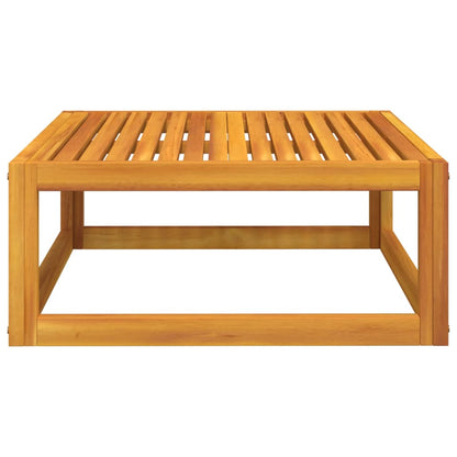 vidaXL Coffee Table 26.8"x26.8"x11.4" Solid Acacia Wood - Shellcreations