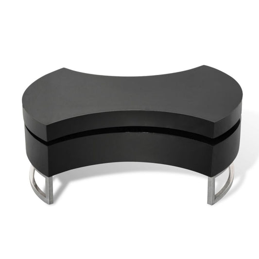 vidaXL Coffee Table Shape - Adjustable Side End Couch Storage Table Multi Colors - Shellcreations