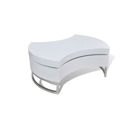 vidaXL Coffee Table Shape - Adjustable Side End Couch Storage Table Multi Colors - Shellcreations