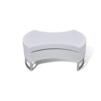 vidaXL Coffee Table Shape - Adjustable Side End Couch Storage Table Multi Colors - Shellcreations