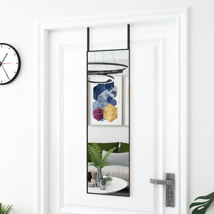 vidaXL Door Mirror Wall Mounted Mirror for Living Room Glass and Aluminum - Shellcreations