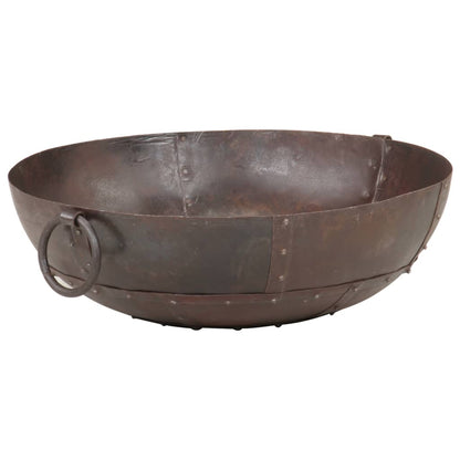 vidaXL Fire Pit Fireplace for Camping Picnic Firebowl Outdoor Firepit Iron - Shellcreations