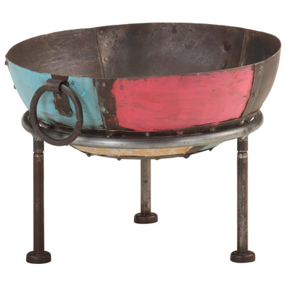vidaXL Fire Pit Fireplace for Camping Picnic Firebowl Outdoor Firepit Iron - Shellcreations