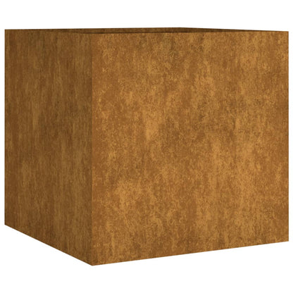 vidaXL Garden Wall Planter 19.7"x6.3"x3.9" Corten Steel - Shellcreations