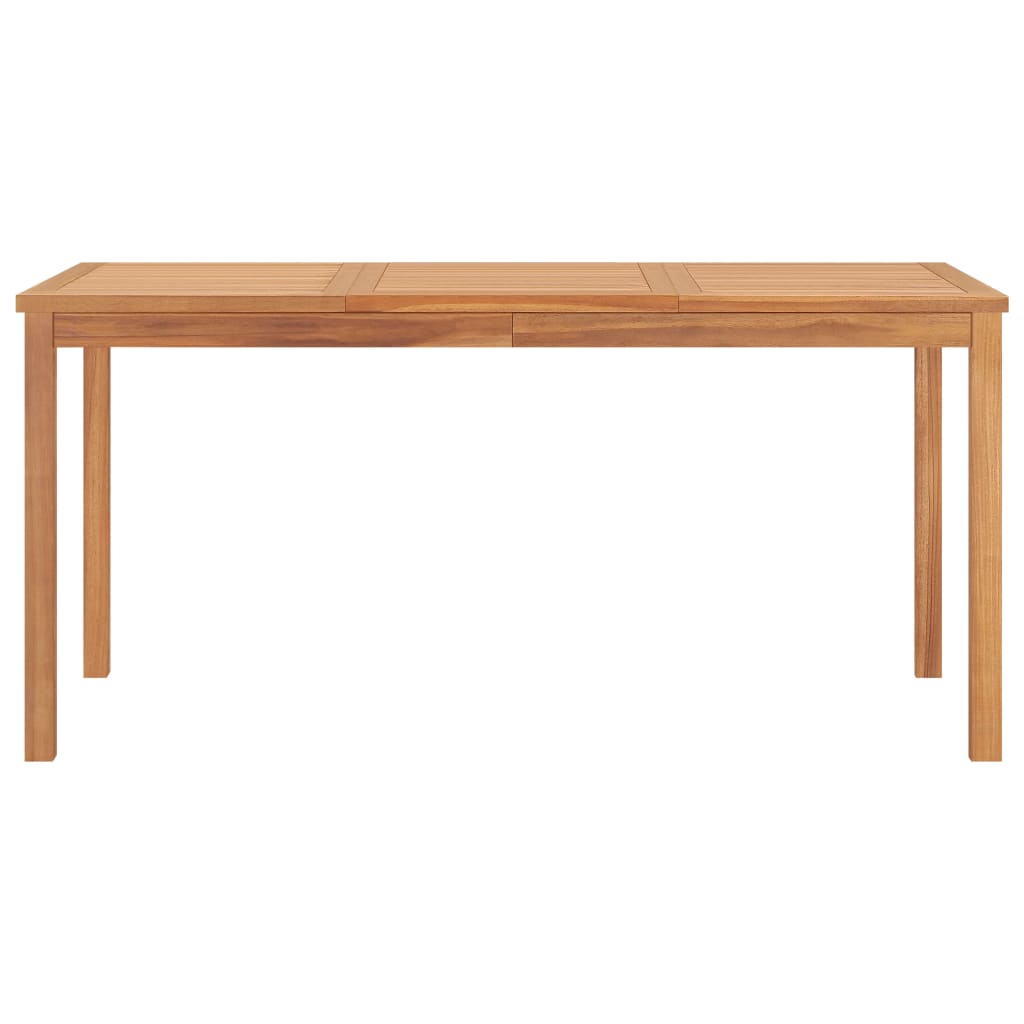 vidaXL Outdoor Dining Table Patio Table Garden Porch Furniture Solid Teak Wood - Shellcreations