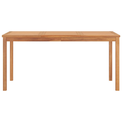 vidaXL Outdoor Dining Table Patio Table Garden Porch Furniture Solid Teak Wood - Shellcreations